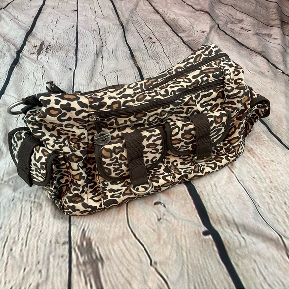 Travelon Cheetah Print Shoulder Bag - Picture 2 of 14